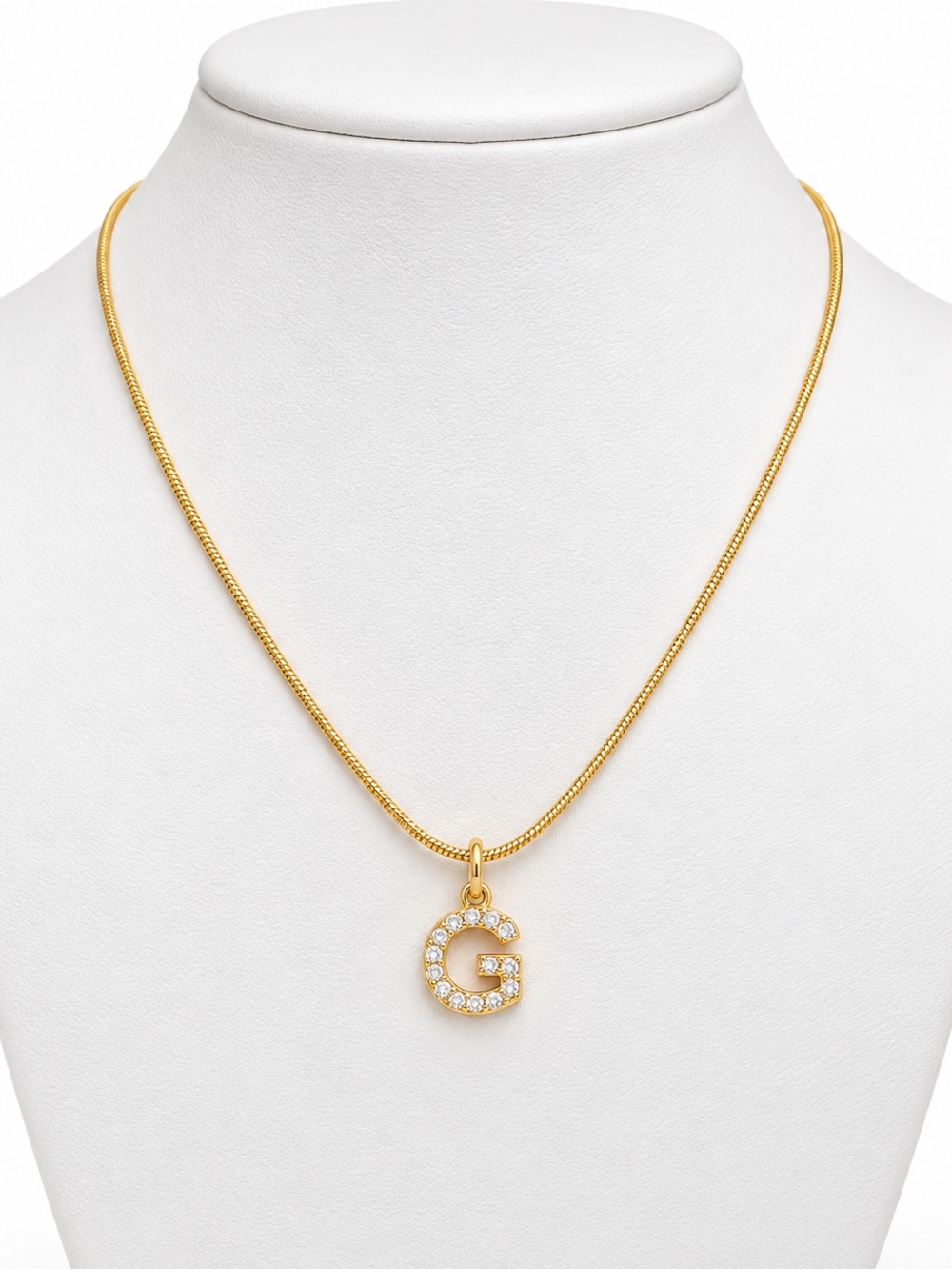 Premier Designs Gold tone Initial “G” 18” Pendant Necklace